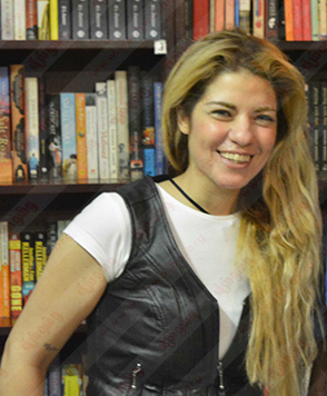 Portrait of author Sherine Goilly